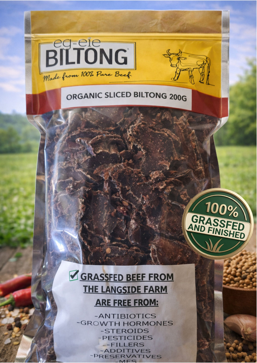 Organic Sliced Biltong 200g